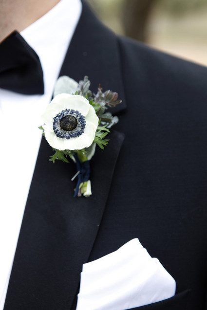 Anemone boutonnieres Inspiration