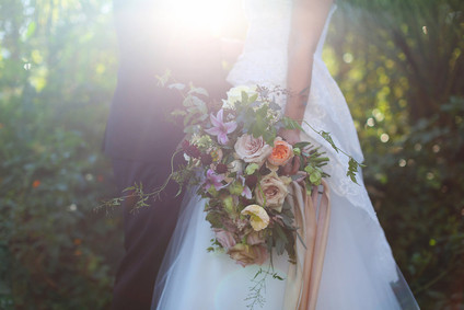 Romantic bridal bouquet