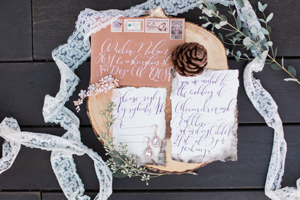 Earthy winter wedding inspiration Inspiration