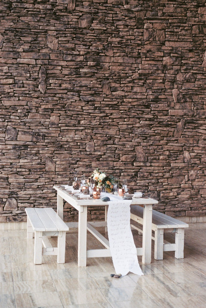 Earthy winter wedding inspiration Inspiration
