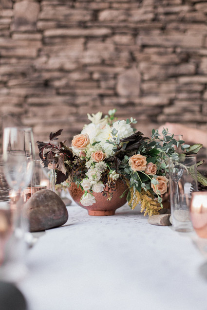 Earthy winter wedding inspiration Inspiration