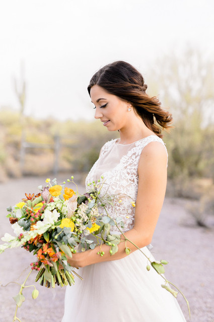 Bohemian wedding dress