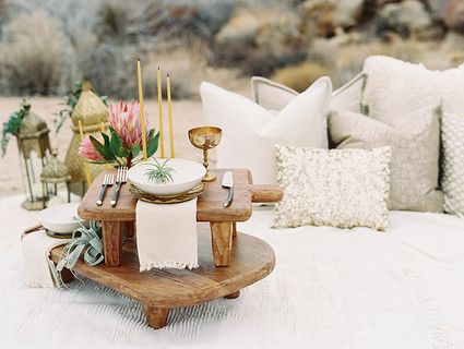 Desert boho wedding ideas