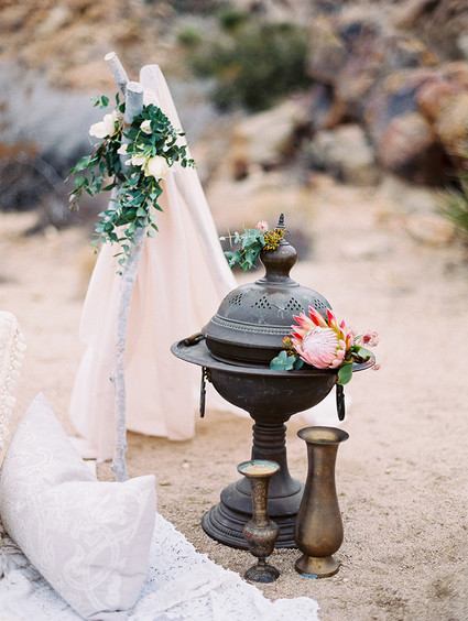 Desert boho wedding ideas