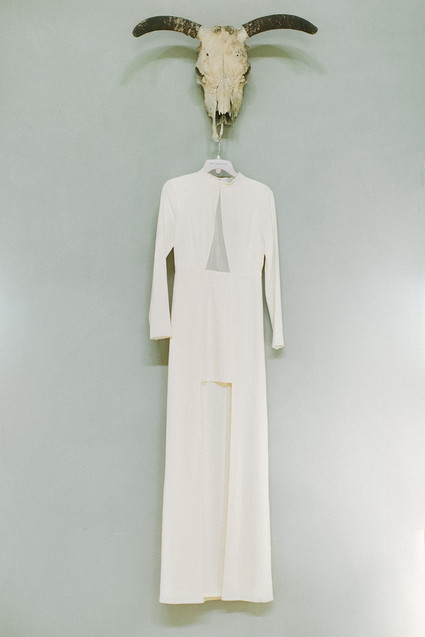 Halston Heritage wedding dress