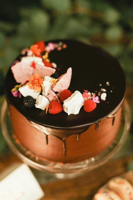 Chocolate wedding cake