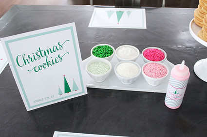 Christmas cookie decorating party