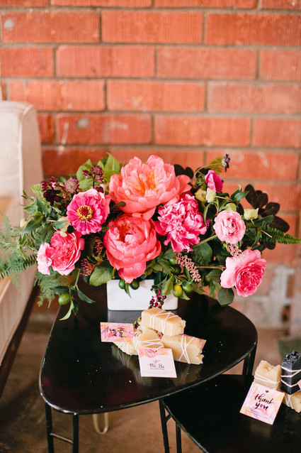 Peony floral arrangements