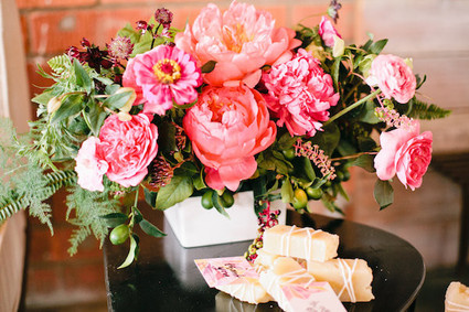 Peony floral arrangements