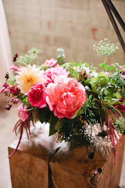 pink baby shower florals