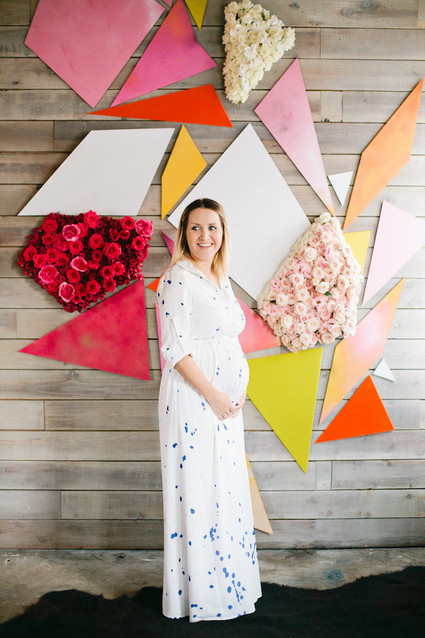 Kaleidoscope geometric Photo Booth backdrop Inspiration