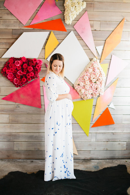 Kaleidoscope geometric Photo Booth backdrop Inspiration