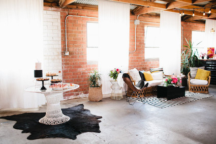 modern girls baby shower