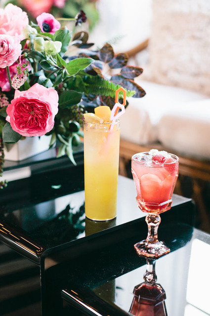 modern girls baby shower