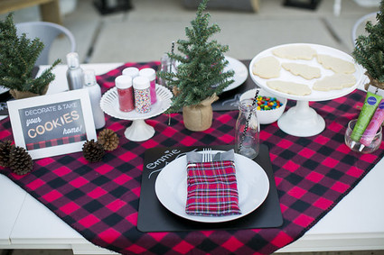 Christmas pancake dinner party for kids