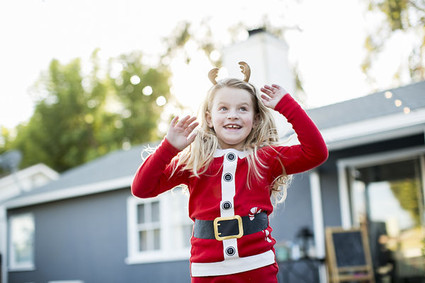 Christmas pancake dinner party for kids