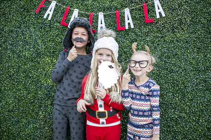 Christmas pancake dinner party for kids