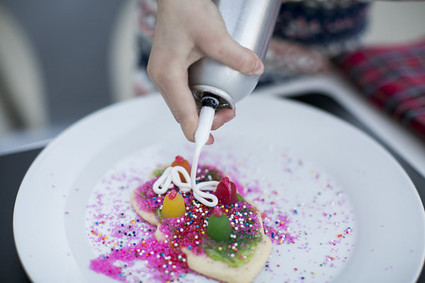 Christmas pancake dinner party for kids