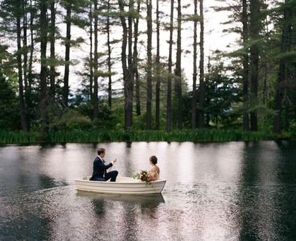 Boat wedding portraits