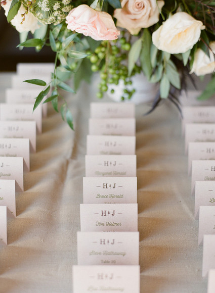 Escort cards Inspiration