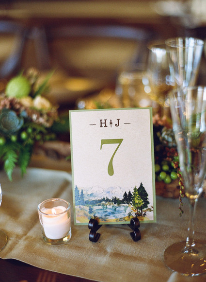 Table numbers Inspiration