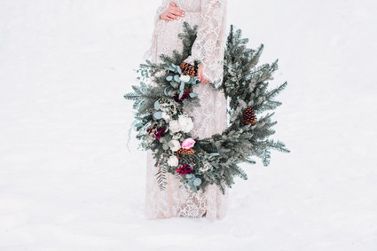 Winter maternity photos