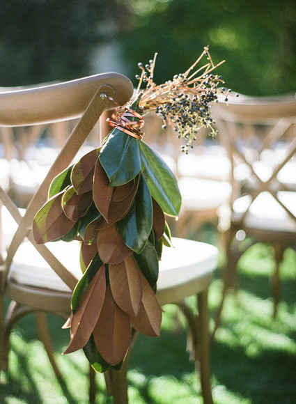 Magnolia branch decor