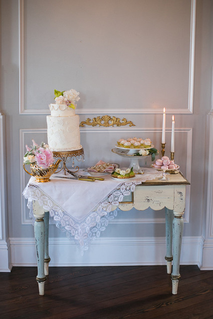 Vintage dessert table