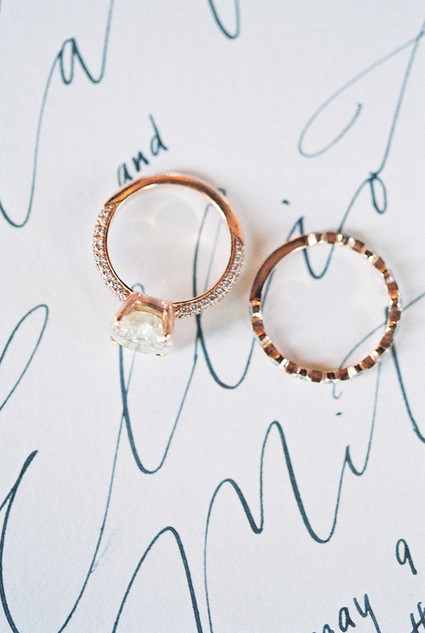 Rose gold rings