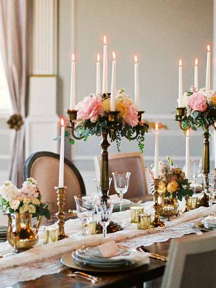 Vintage tablescape