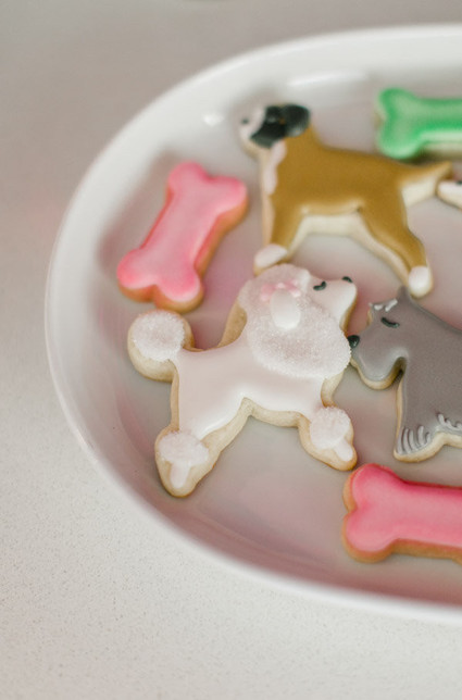 puppy sugar cookies