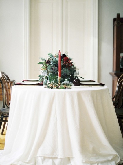 Christmas tablescape