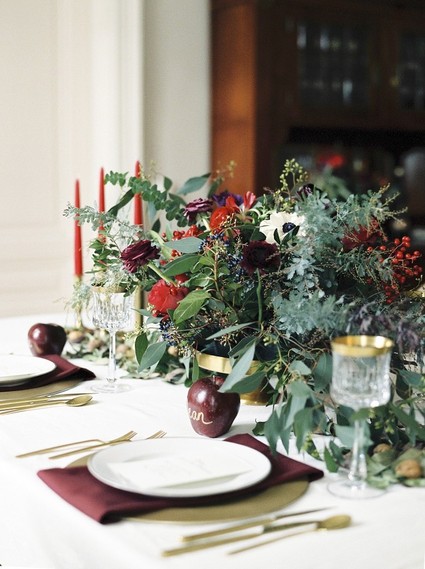 Christmas tablescape