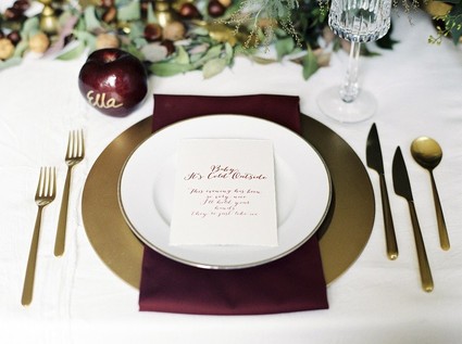 Christmas tablescape