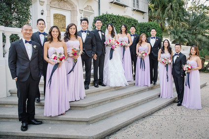 Lavander bridesmaid dresses