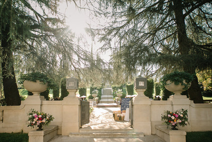 Romantic garden wedding