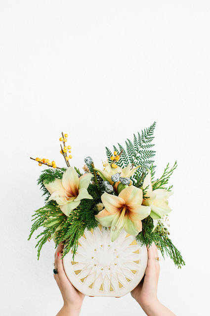 Modern winter flowers