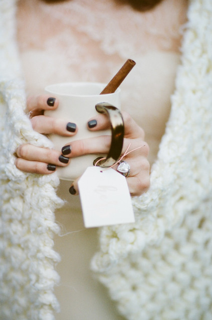 Hot cocoa cocktail