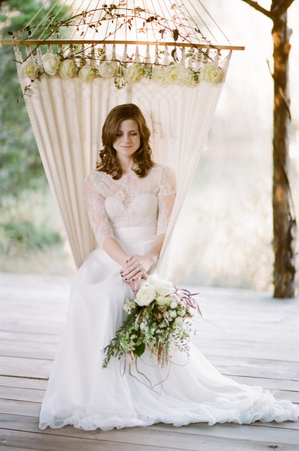 Macrame hammock