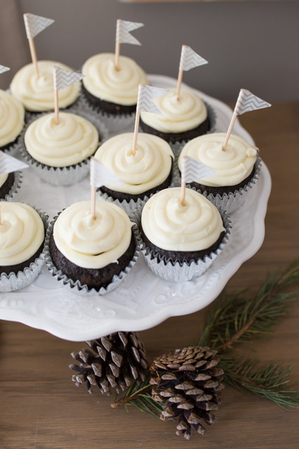 white cupcakes
