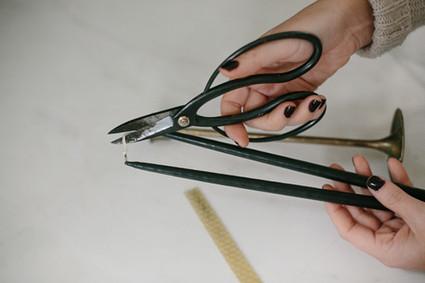 DIY Glam holiday mantel