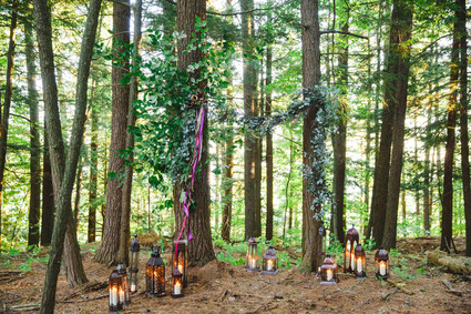 Bohemian jewel toned wedding inspiration Inspiration