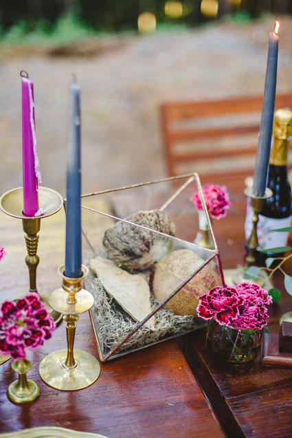 Bohemian jewel toned wedding inspiration Inspiration