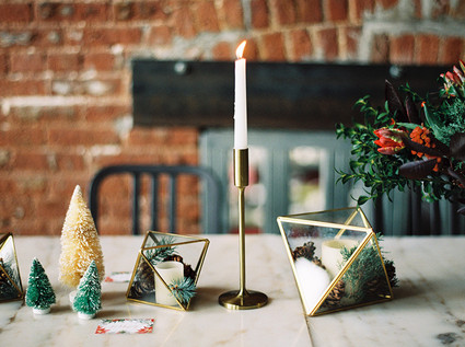 Holiday wreath making christmas party