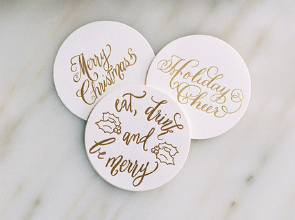 Holiday coasters
