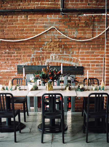 Holiday wreath making christmas party