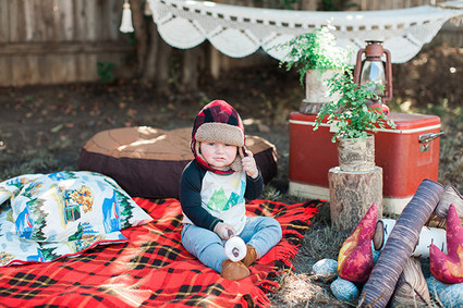 Camping first birthday ideas Inspiration