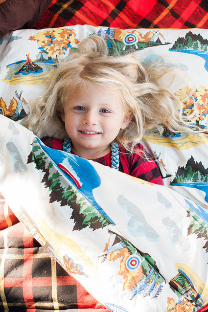 vintage kids sleeping bag