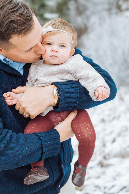 Snowy Utah family photos