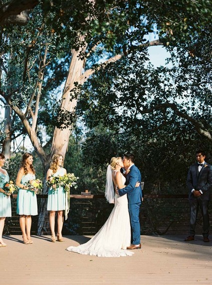 Outdoor wedding ceremony